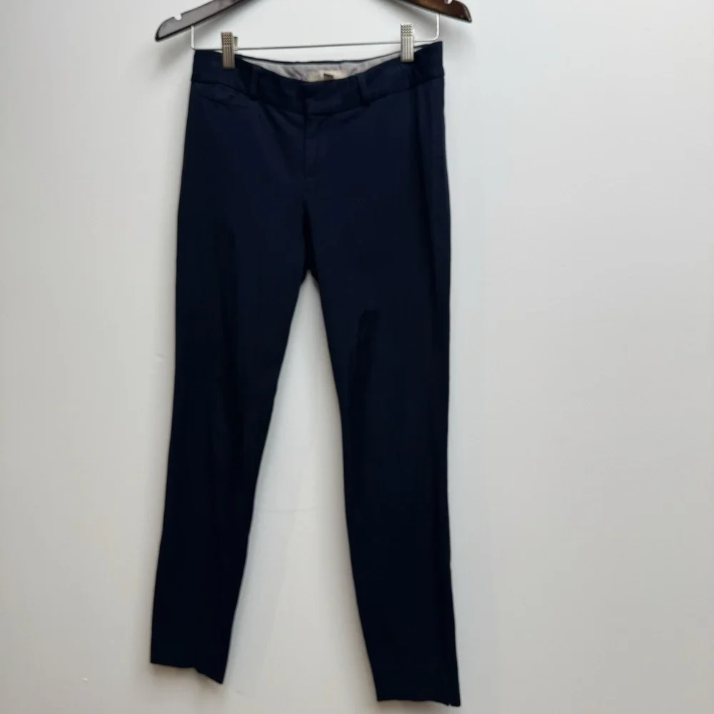 Banana Republic Women's Sloan Dress Pants Navy Blue Size 2‎ Trousers Casual